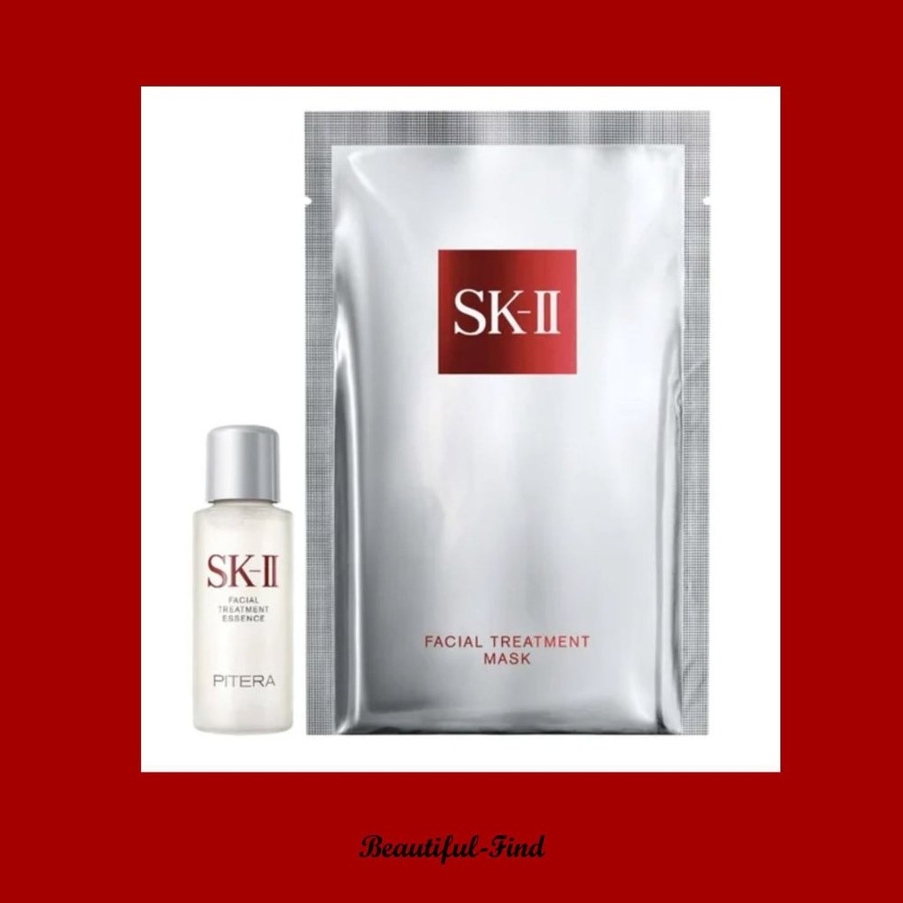 SK-II Treatment Mask + Treatment Essence 0.3oz/10ml Set NEW